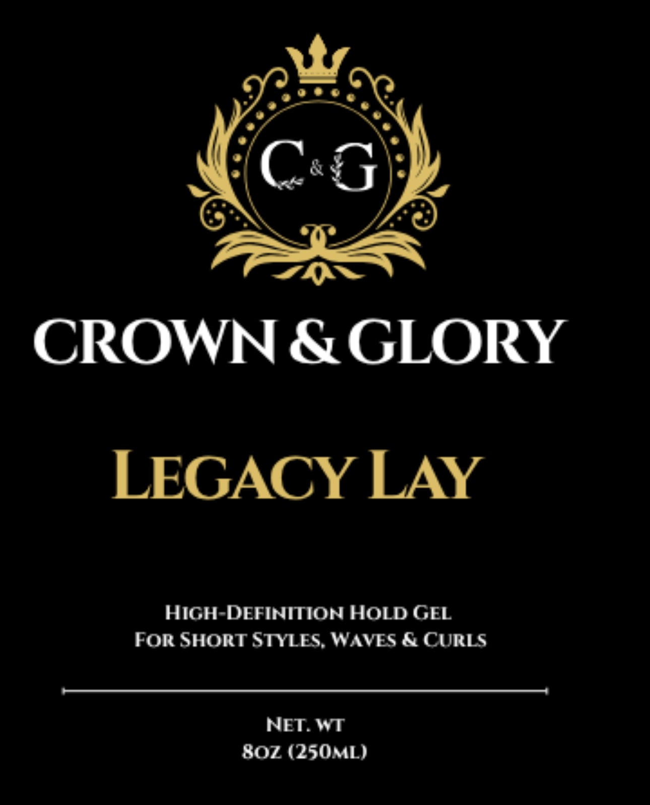 Pre -Release Limited!!!! “Legacy Lay “ High Definition Hair Gel