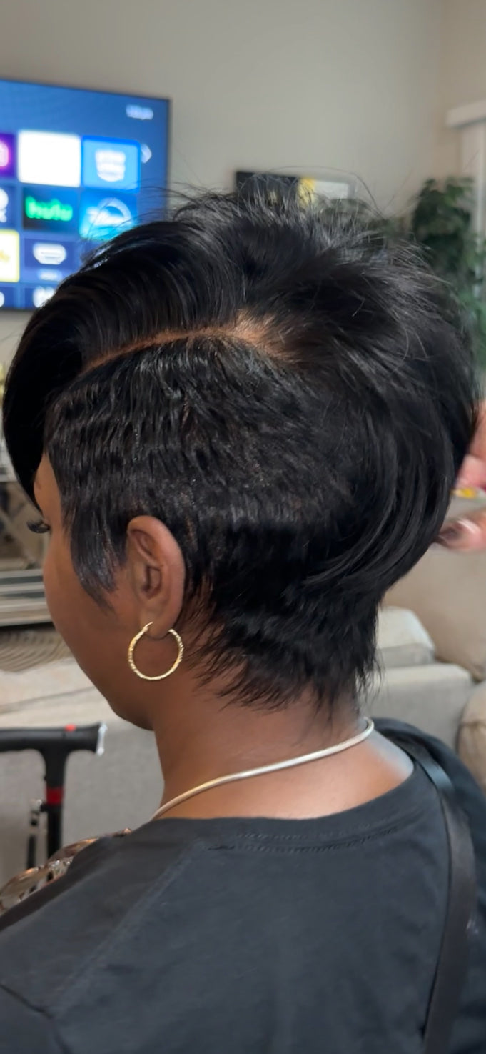 Full lace styled “ Sharr”