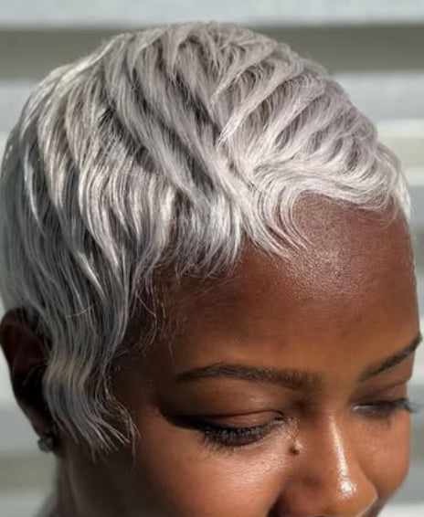 Platinum Pixie Full lace with Install