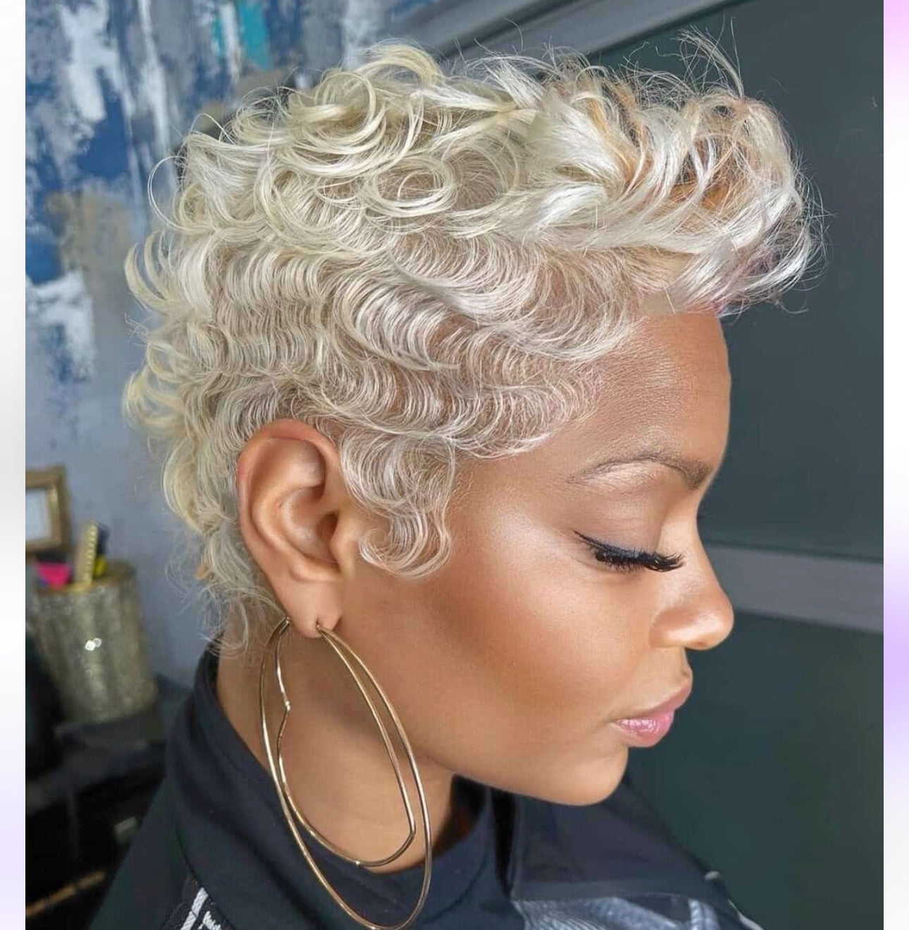 “Sassy “ True Full lace (this is not a glueless wig) soft blonde