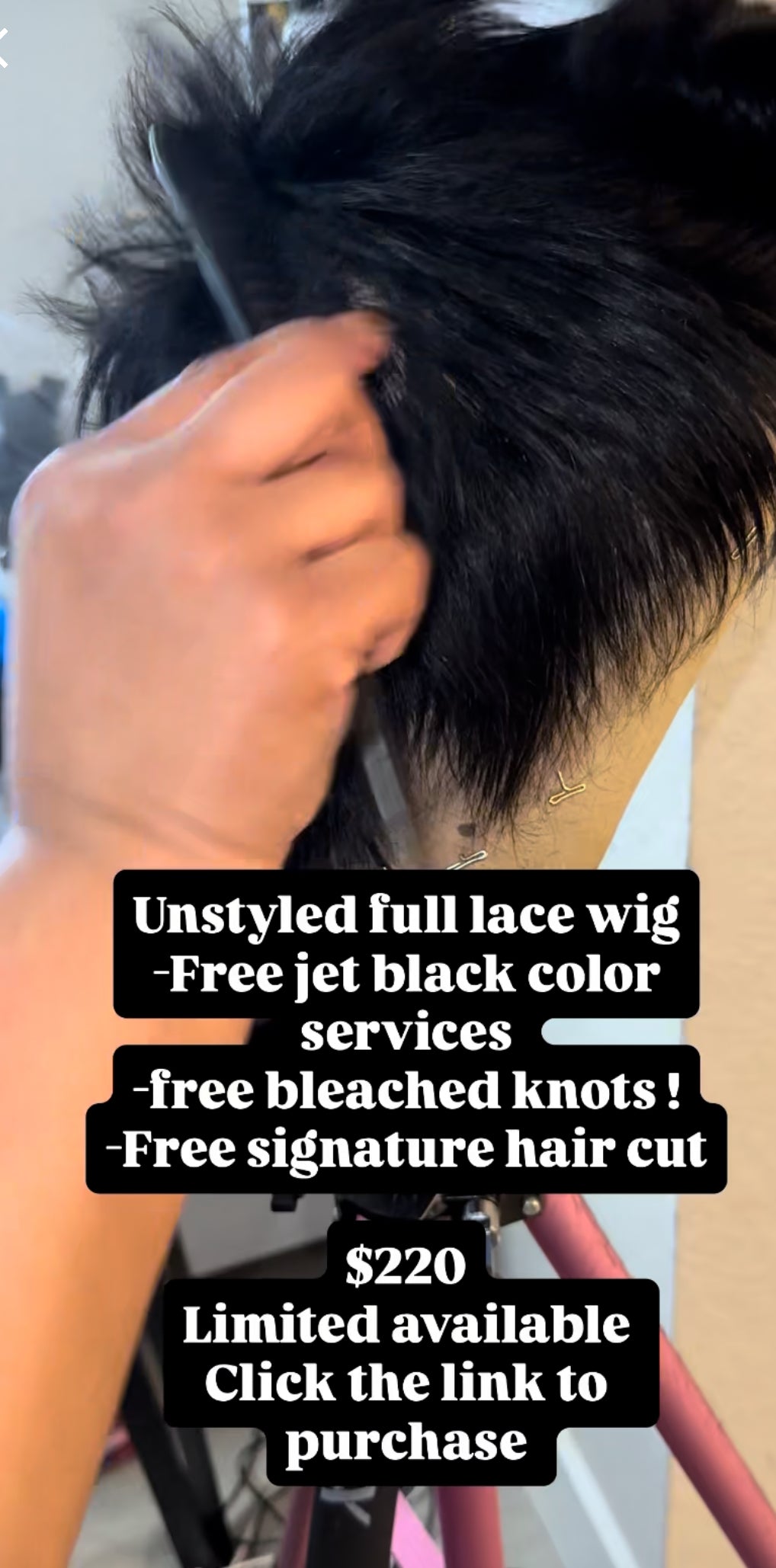 Instagram Special!! $220 True full lace wig