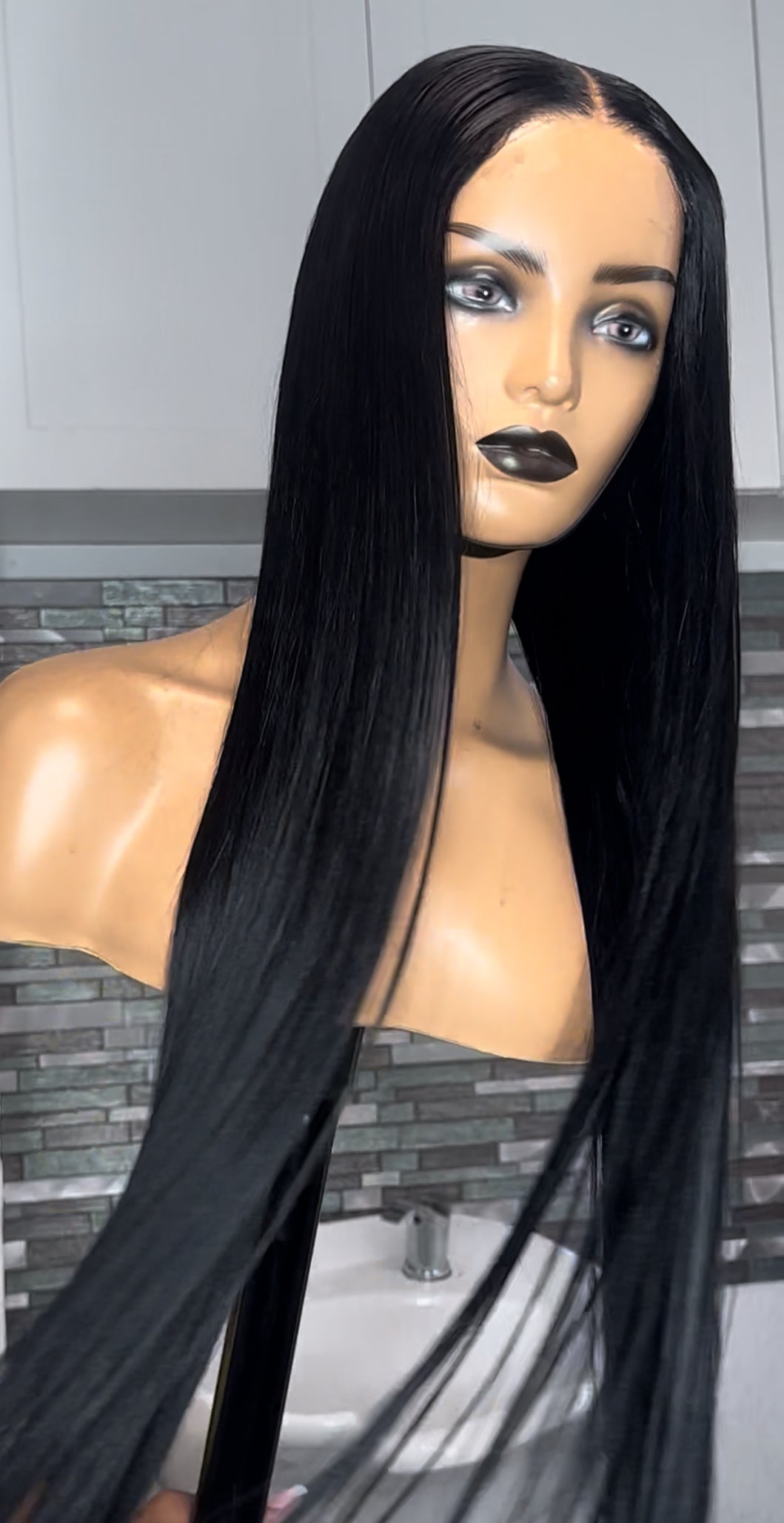 5x5 Hd lace Closure wig 28”  250% density